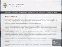 Tablet Screenshot of garridolawfirm.com